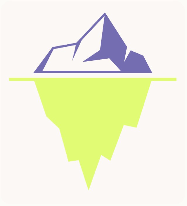 L'iceberg Somatao : ce qui se voit (peau, visage, silhouette) et ce qui se cache (sommeil, hormones, système nerveux, digestion, émotions)